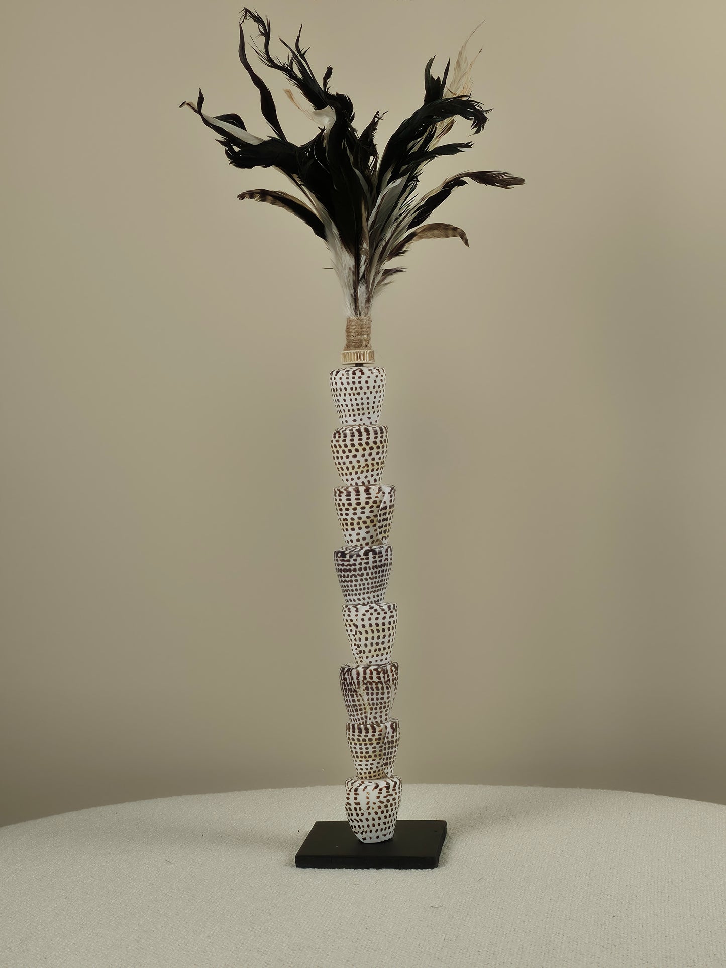 Decoratieve Schelpen Toren met Veren - Quinn