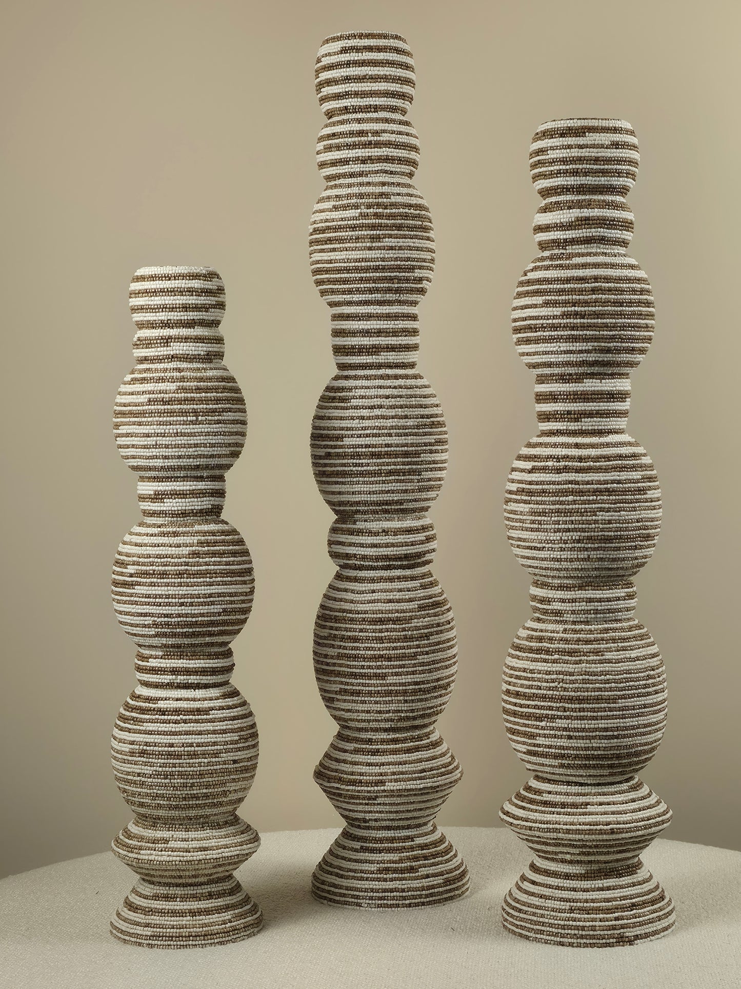 Decoratieve Kralen Toren - Wit