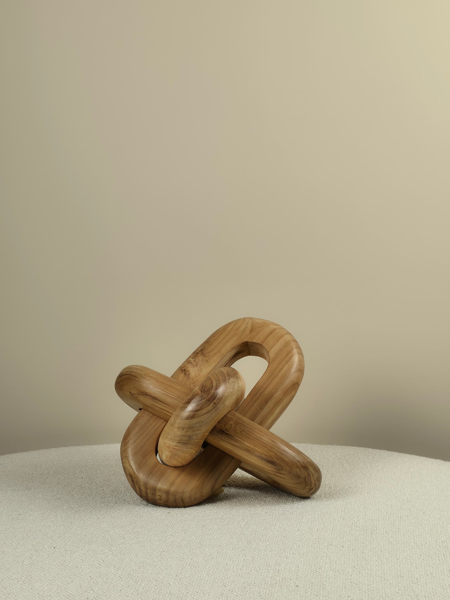 Tafel Decoratie Teakhouten Knoop