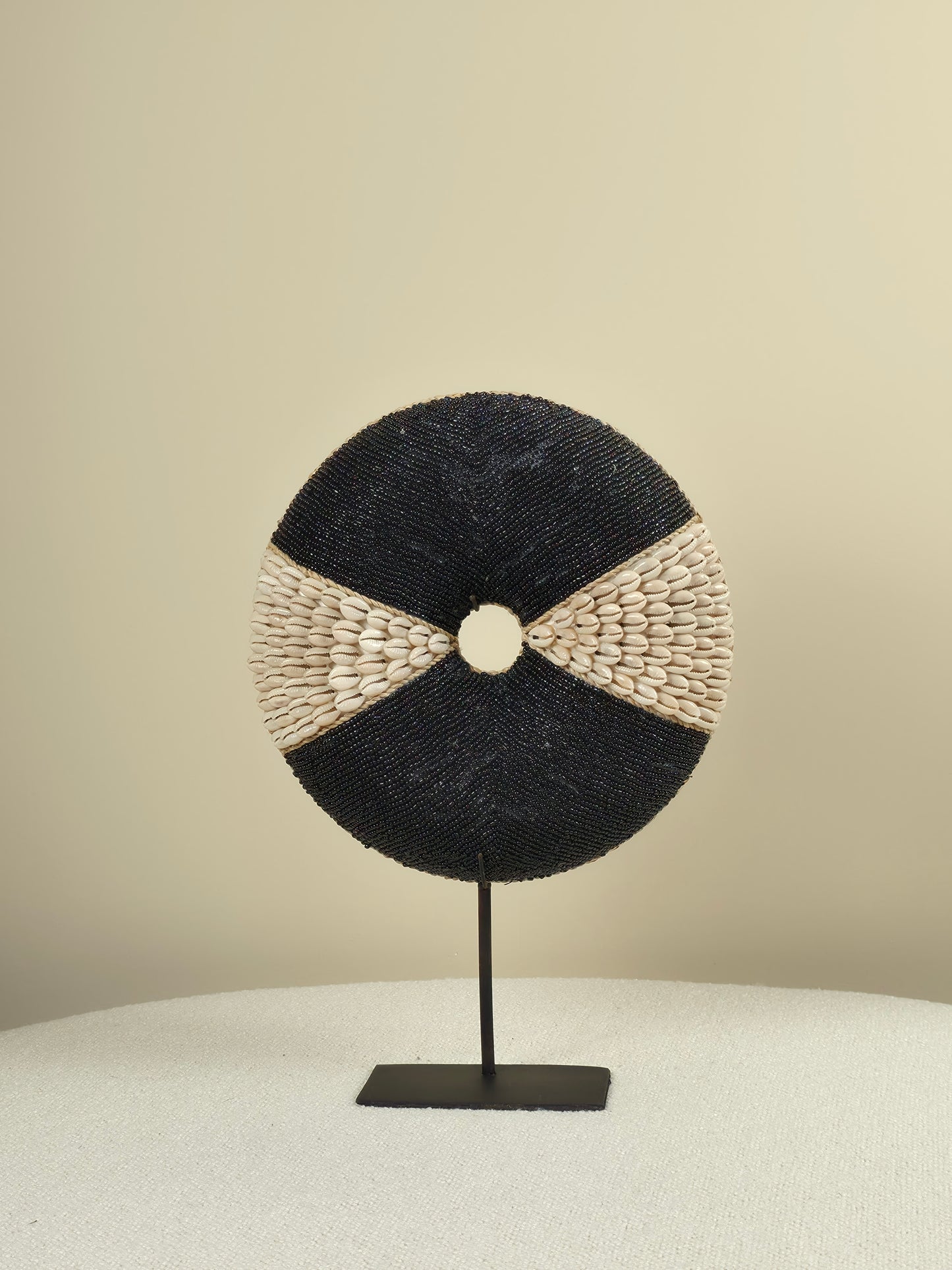 Shell and Bead Donut on Stand - Owen
