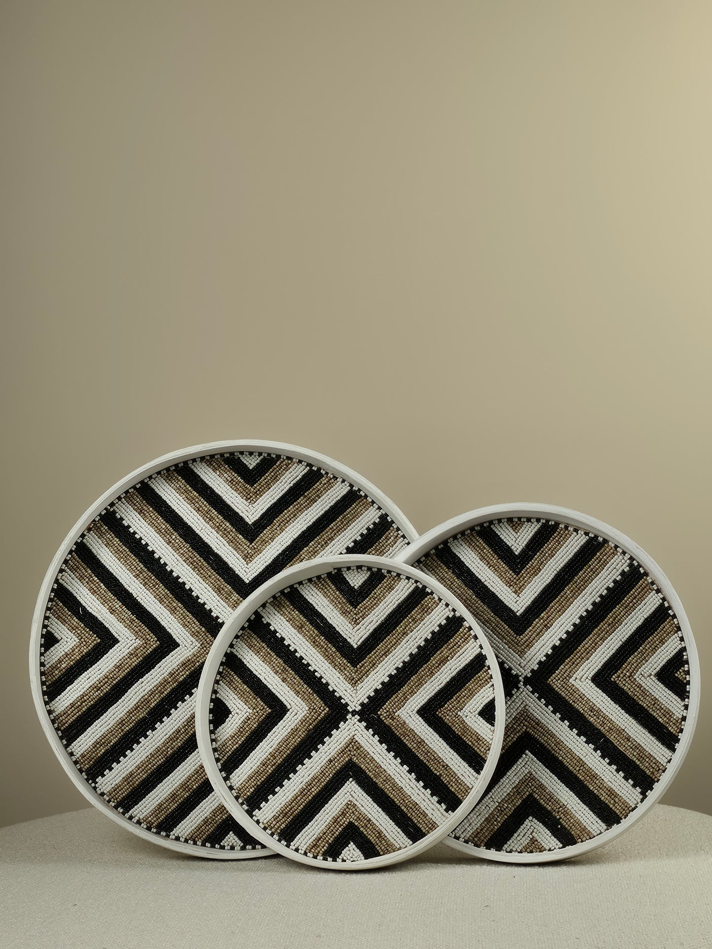 Decorative Beaded Tray - Paula