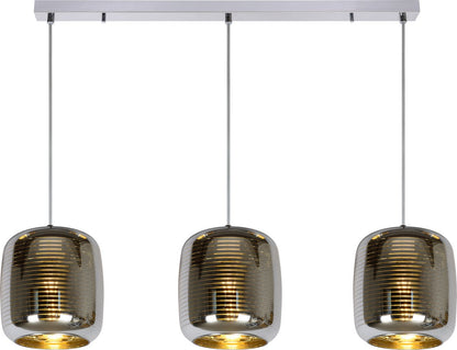 Lucide ERYN - Hanglamp - 3xE27 - Chroom