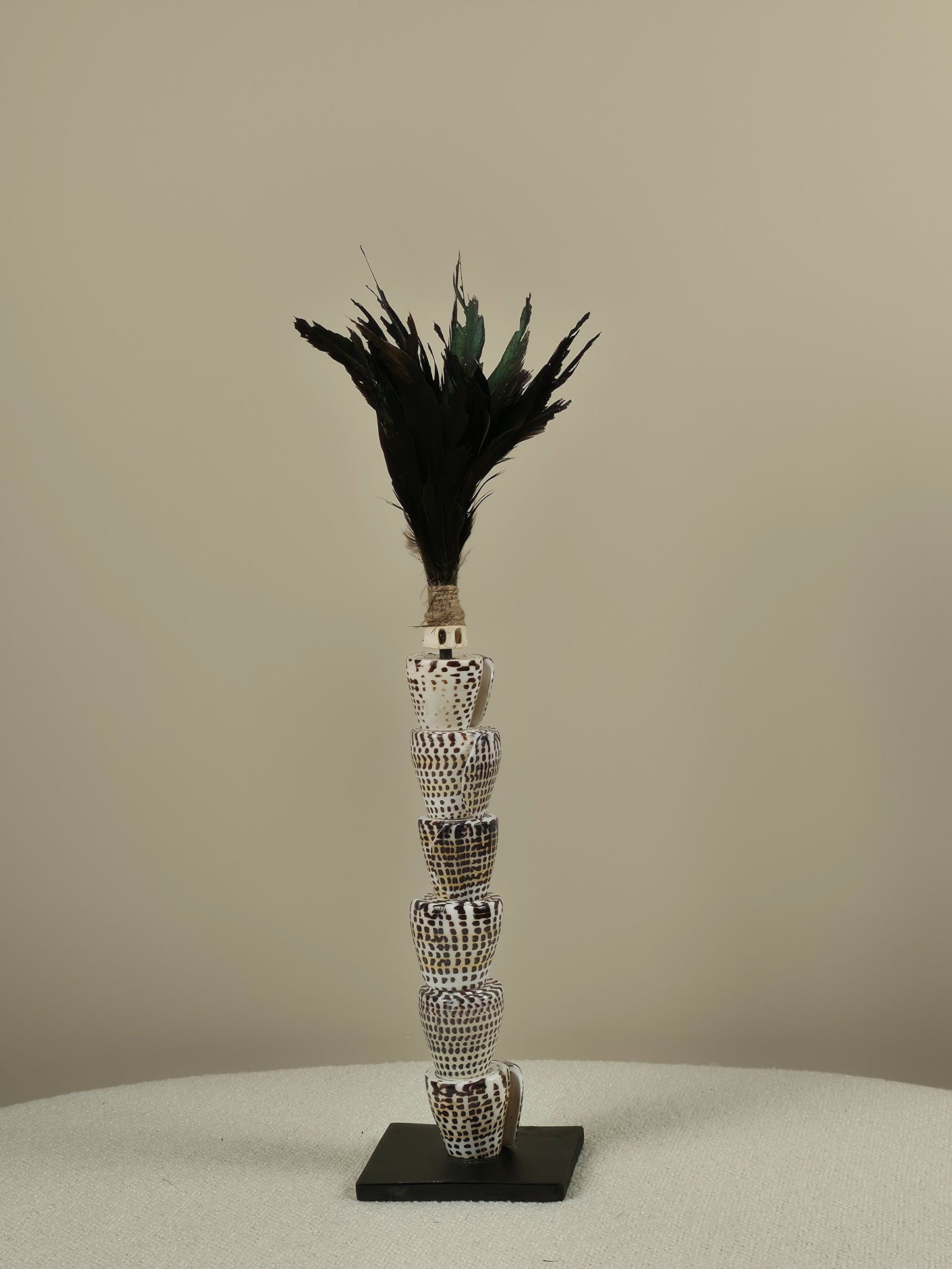 Decoratieve Schelpen Toren met Veren - Quinn