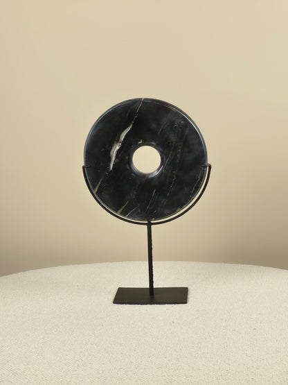 Marble Disc on Stand - Loes