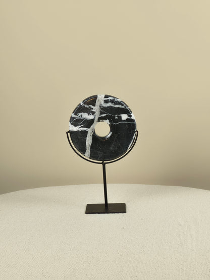 Marble Disc on Stand - Loes