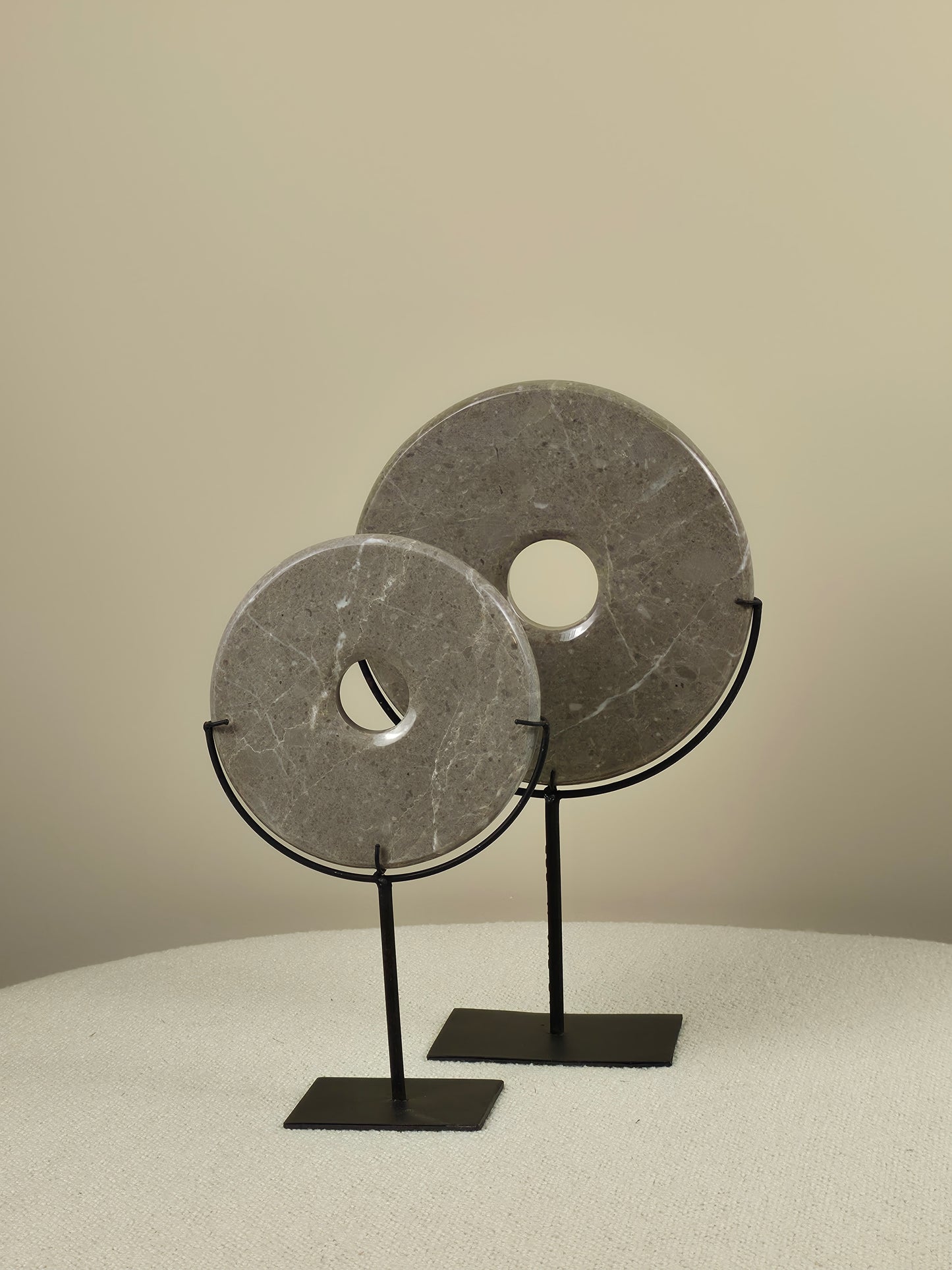 Marble Disc on Stand - Mary