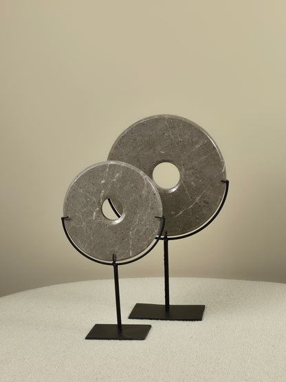 Marble Disc on Stand - Mary