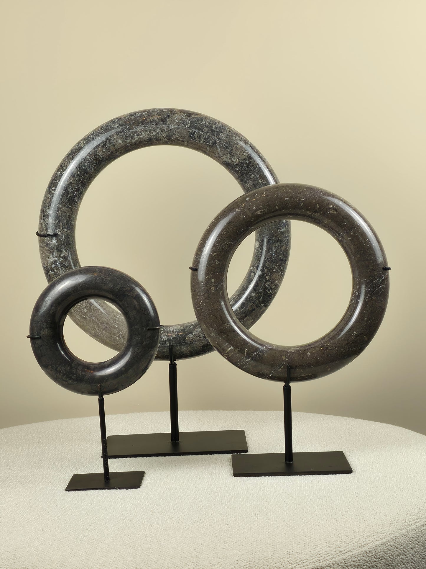 Marble Donut on Stand - Melle