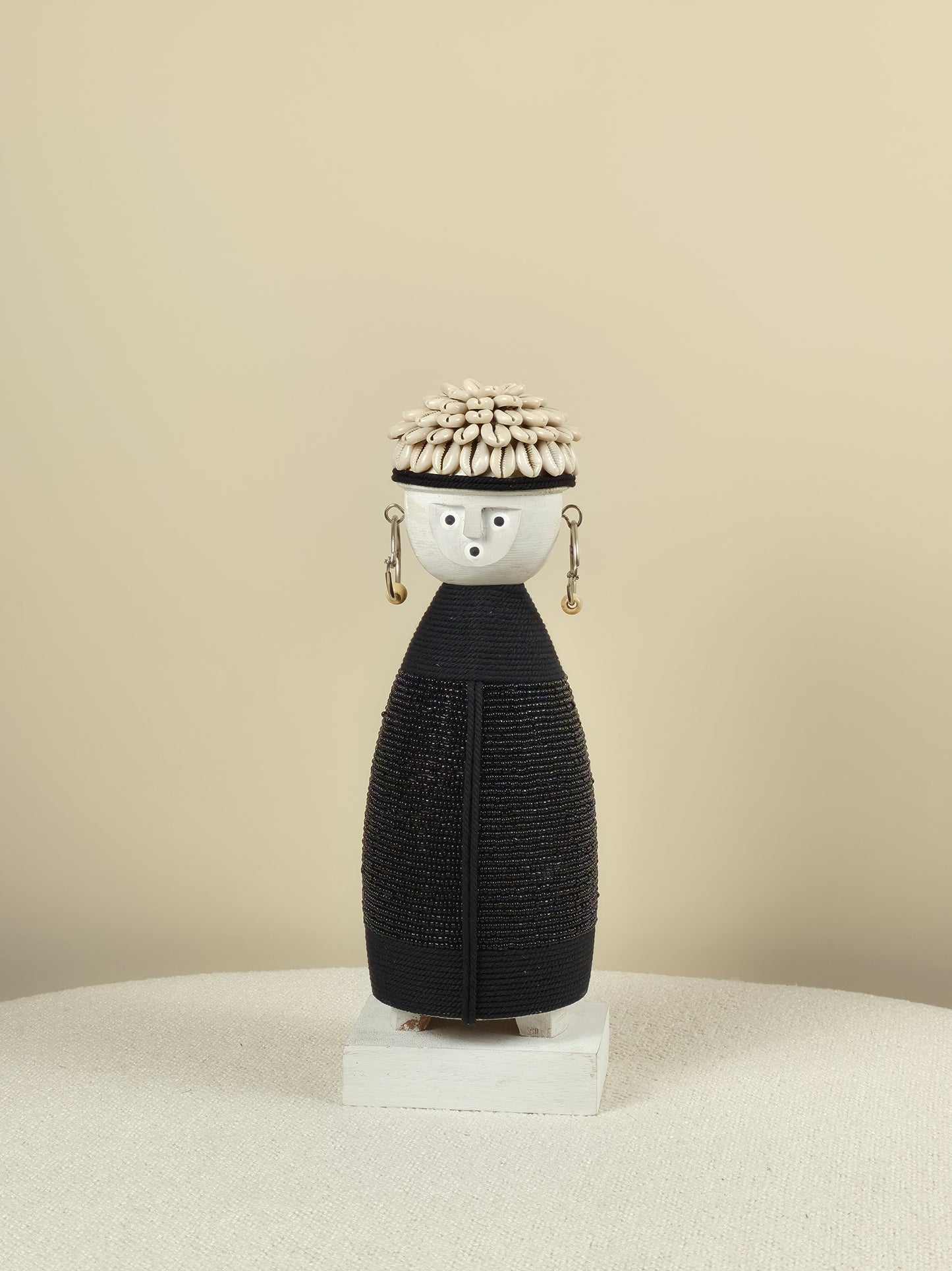 Decoratieve Pop Schelpen - Tula - Zwart