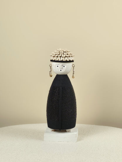 Decoratieve Pop Schelpen - Tula - Zwart