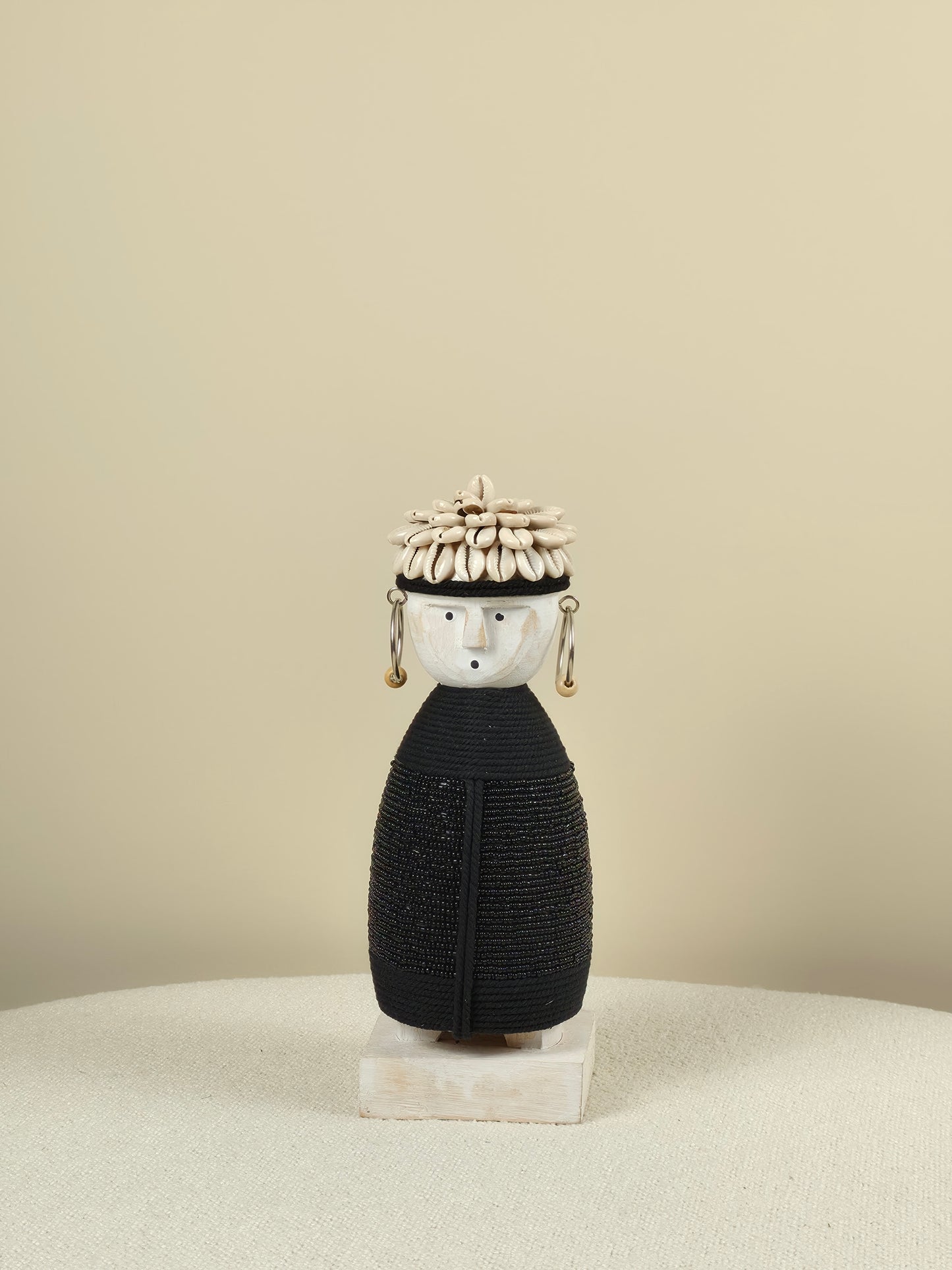 Decoratieve Pop Schelpen - Tula - Zwart