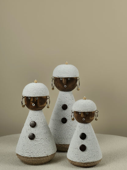 Decorative Pop Beads - Juno - White
