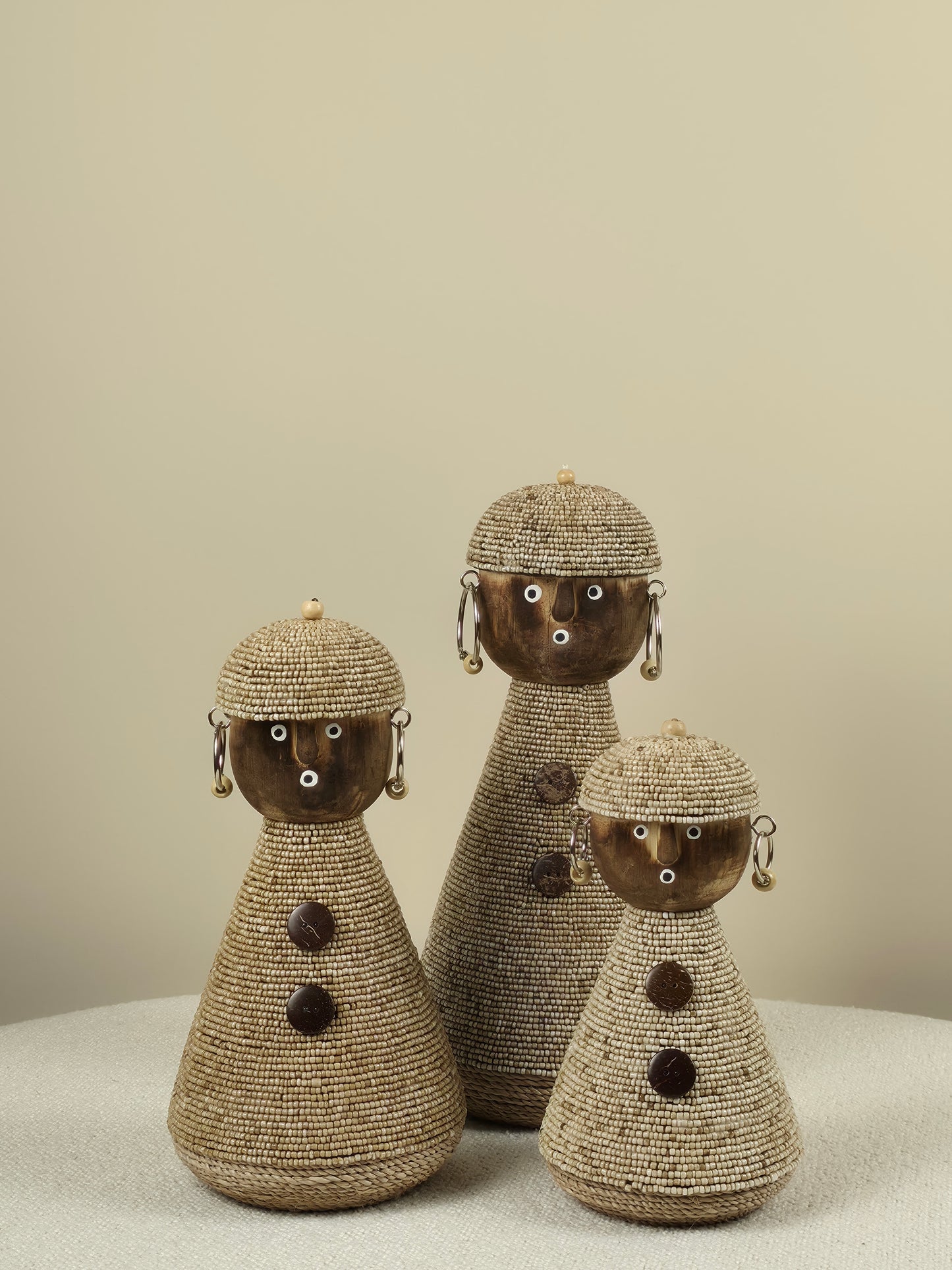 Decorative Pop Beads - Juno - Beige