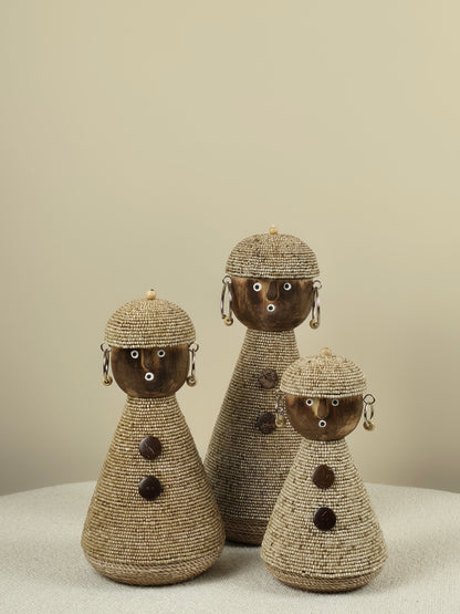 Decorative Pop Beads - Juno - Beige