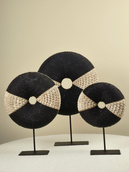 Shell and Bead Donut on Stand - Owen