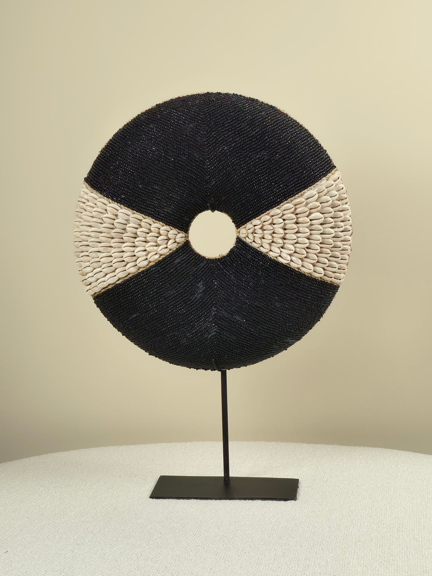 Shell and Bead Donut on Stand - Owen