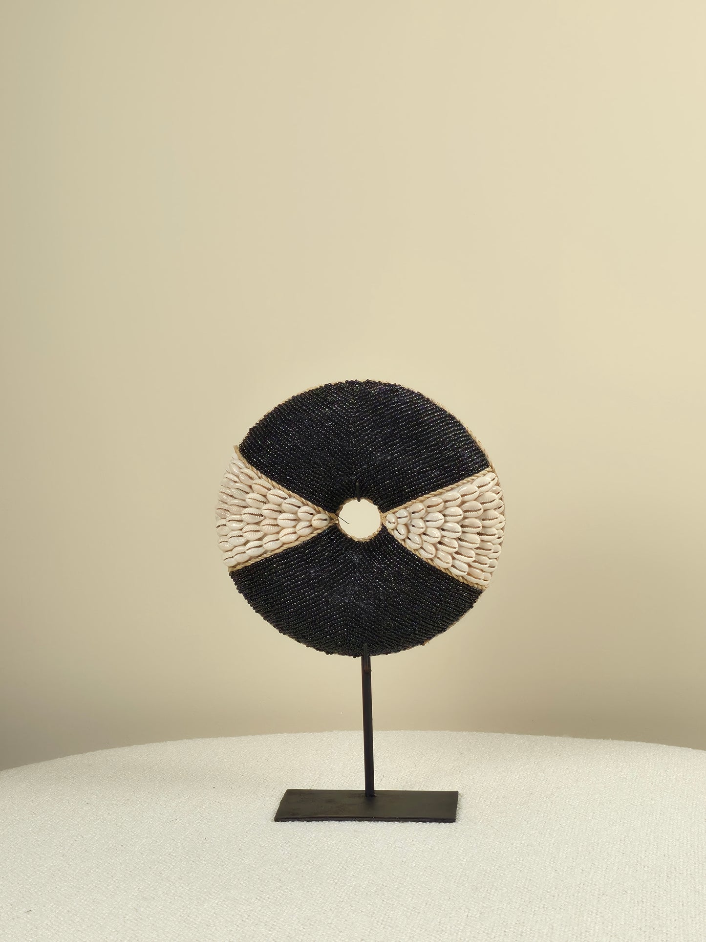 Shell and Bead Donut on Stand - Owen