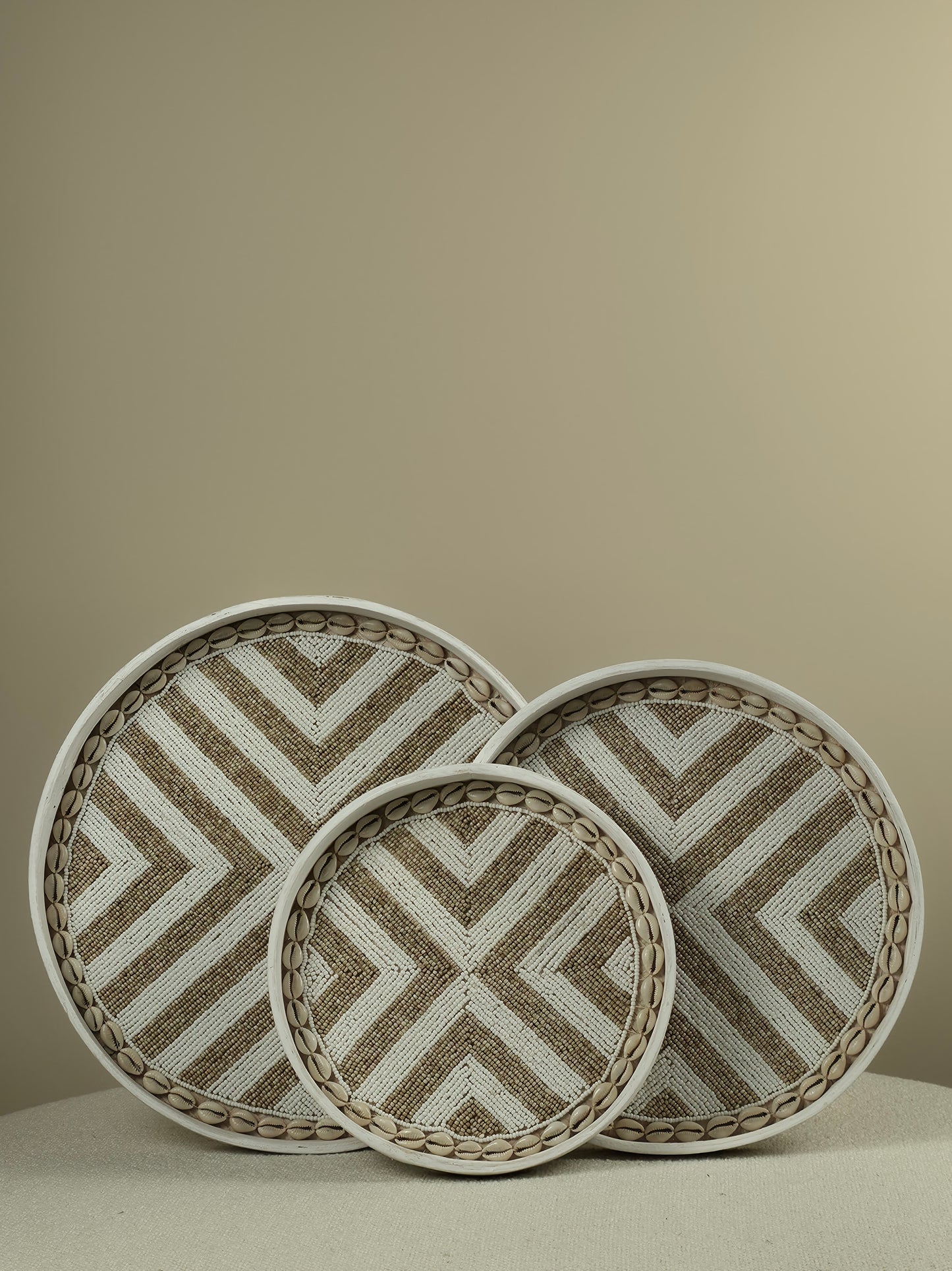 Decorative Beaded Tray - Bodhi