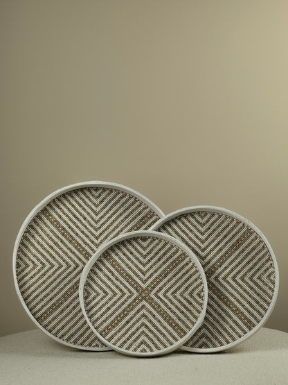 Decorative Beaded Tray - Nino