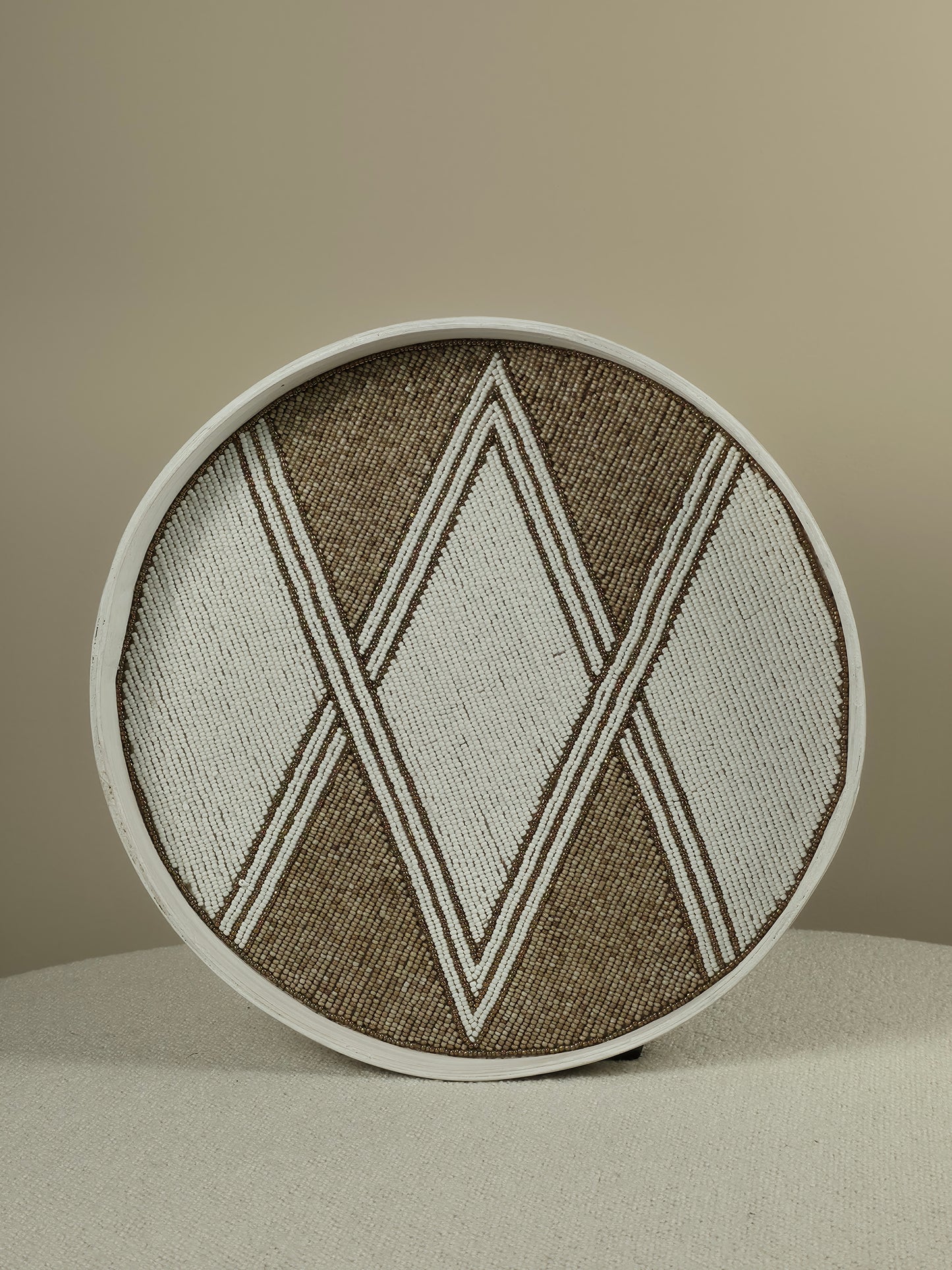 Decorative Beaded Tray - Enzo