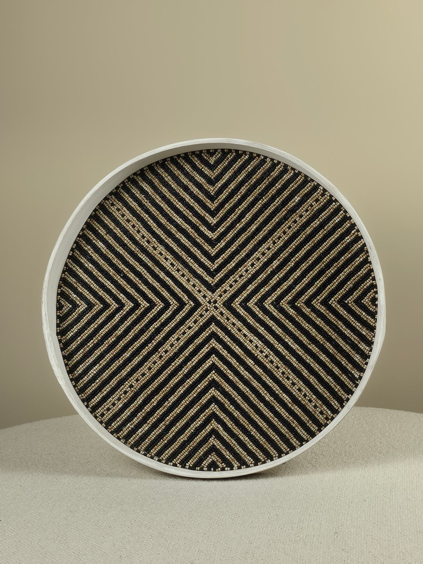 Decorative Beaded Tray - Jessie