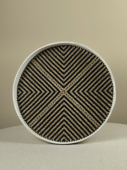 Decorative Beaded Tray - Jessie