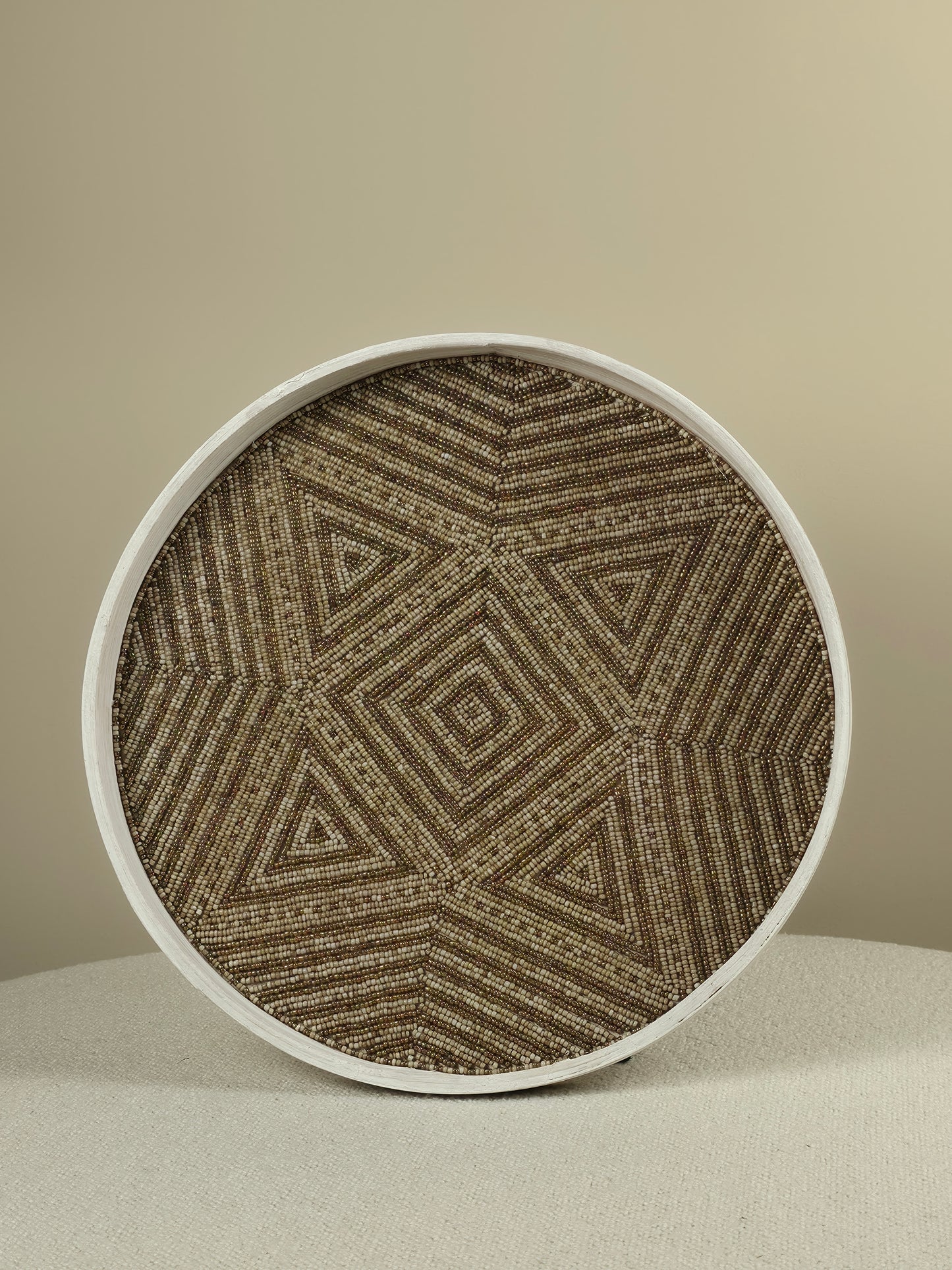 Decorative Beaded Tray - Elio