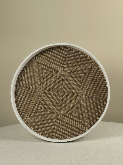 Decorative Beaded Tray - Elio