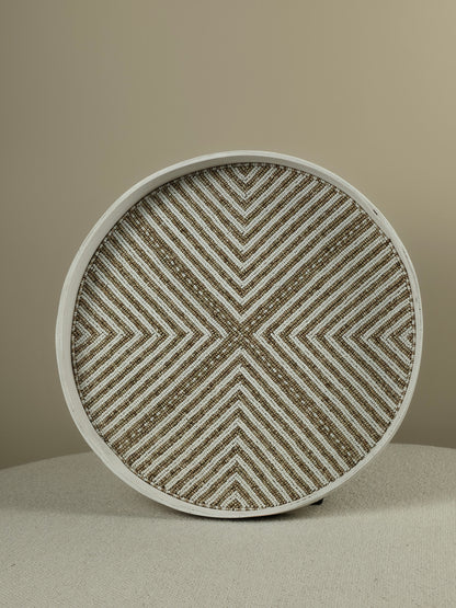 Decorative Beaded Tray - Nino