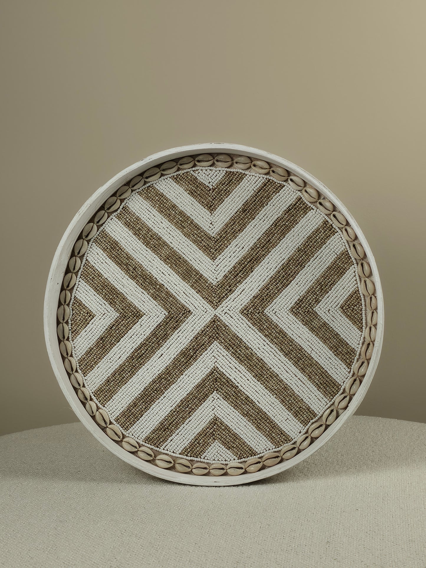 Decorative Beaded Tray - Bodhi