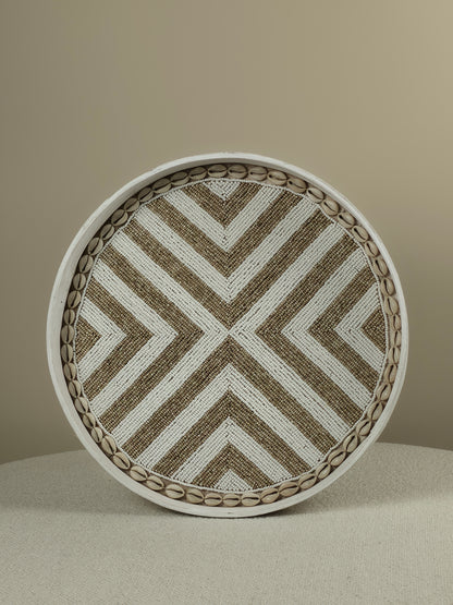 Decorative Beaded Tray - Bodhi