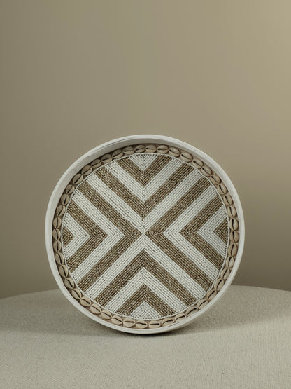 Decorative Beaded Tray - Bodhi
