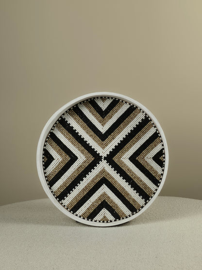 Decorative Beaded Tray - Paula