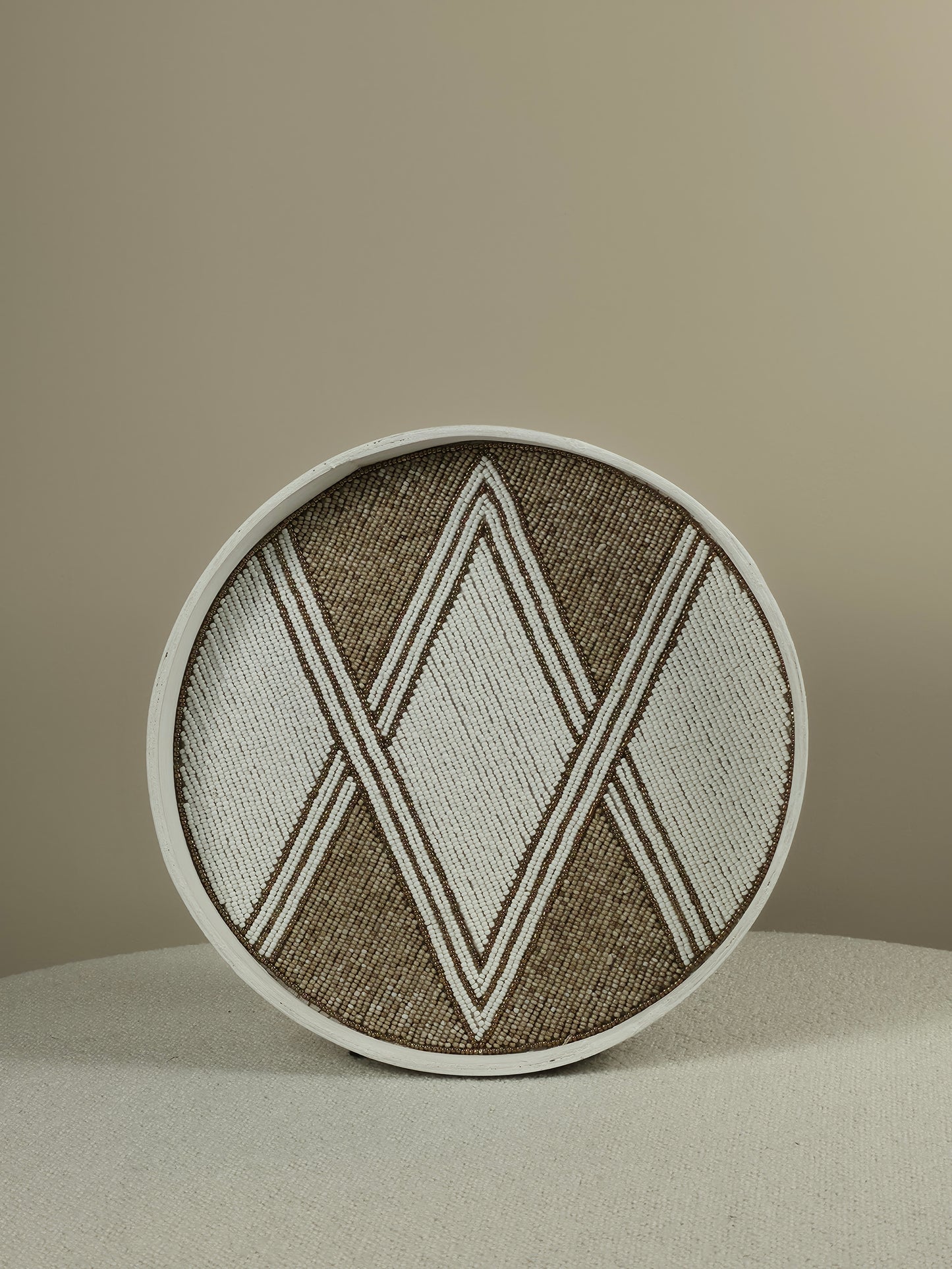 Decorative Beaded Tray - Enzo