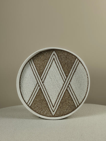 Decorative Beaded Tray - Enzo