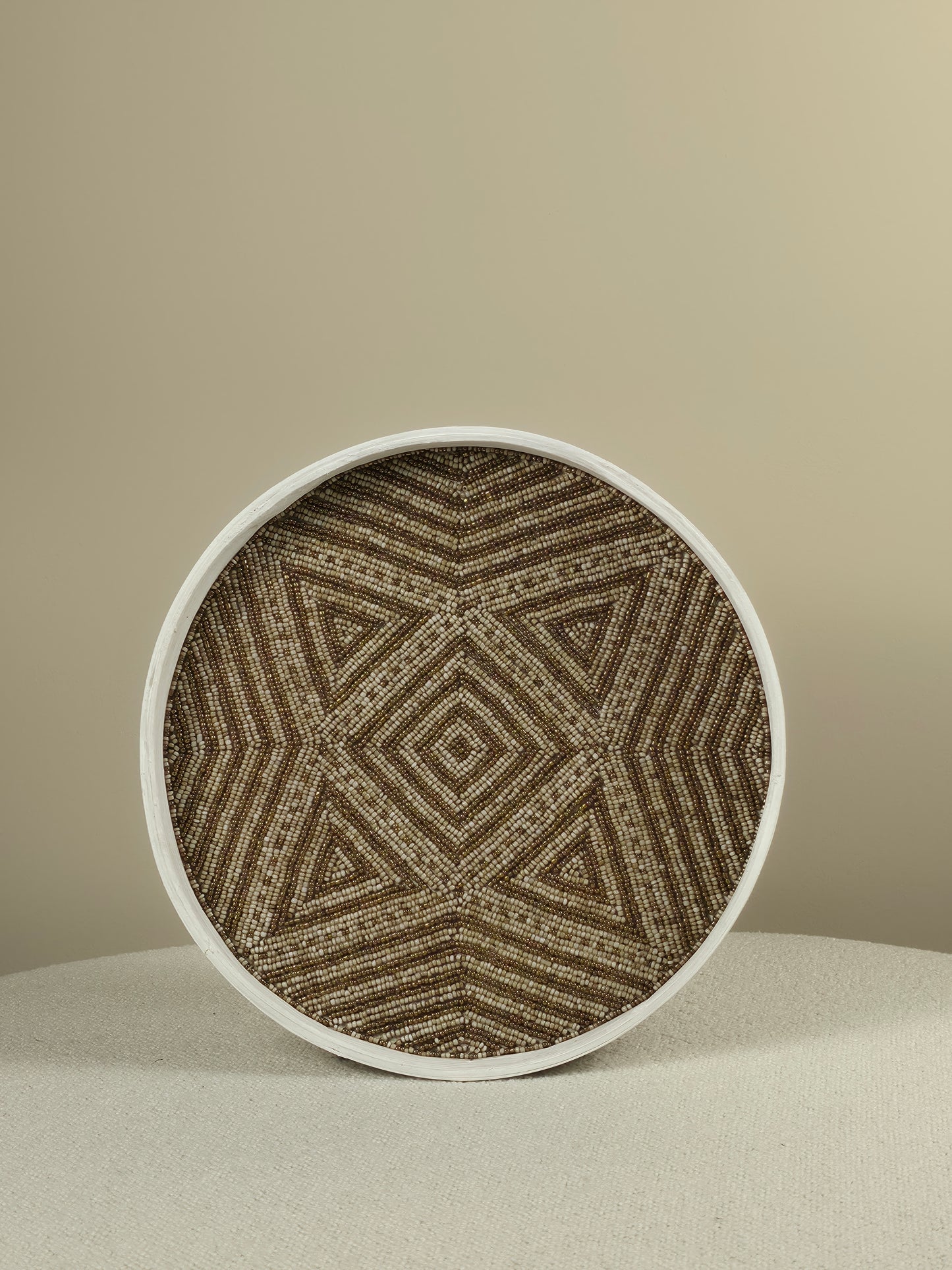 Decorative Beaded Tray - Elio