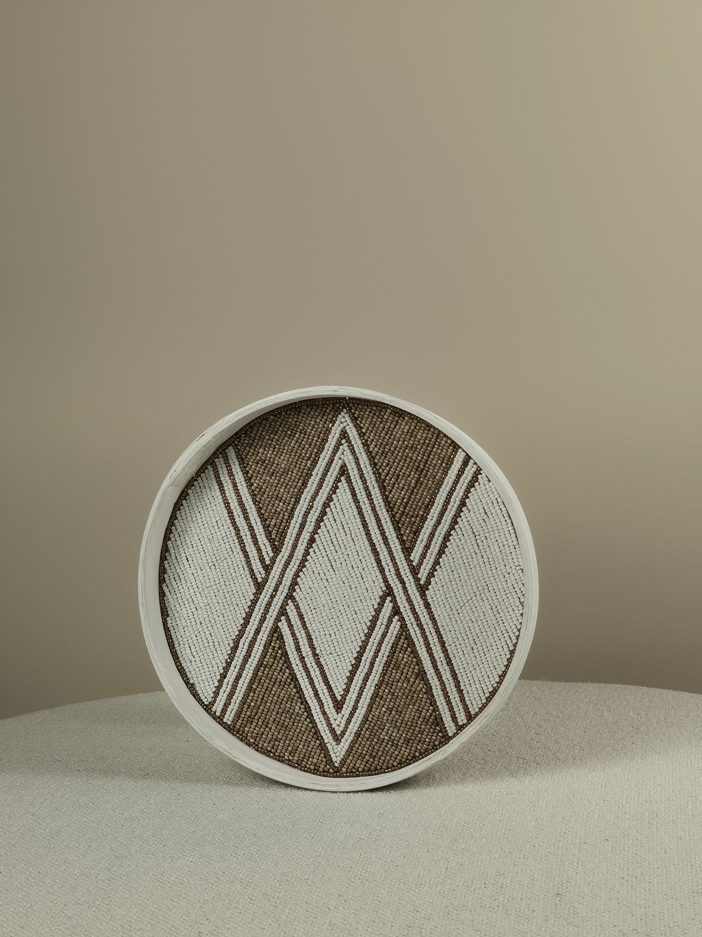 Decorative Beaded Tray - Enzo