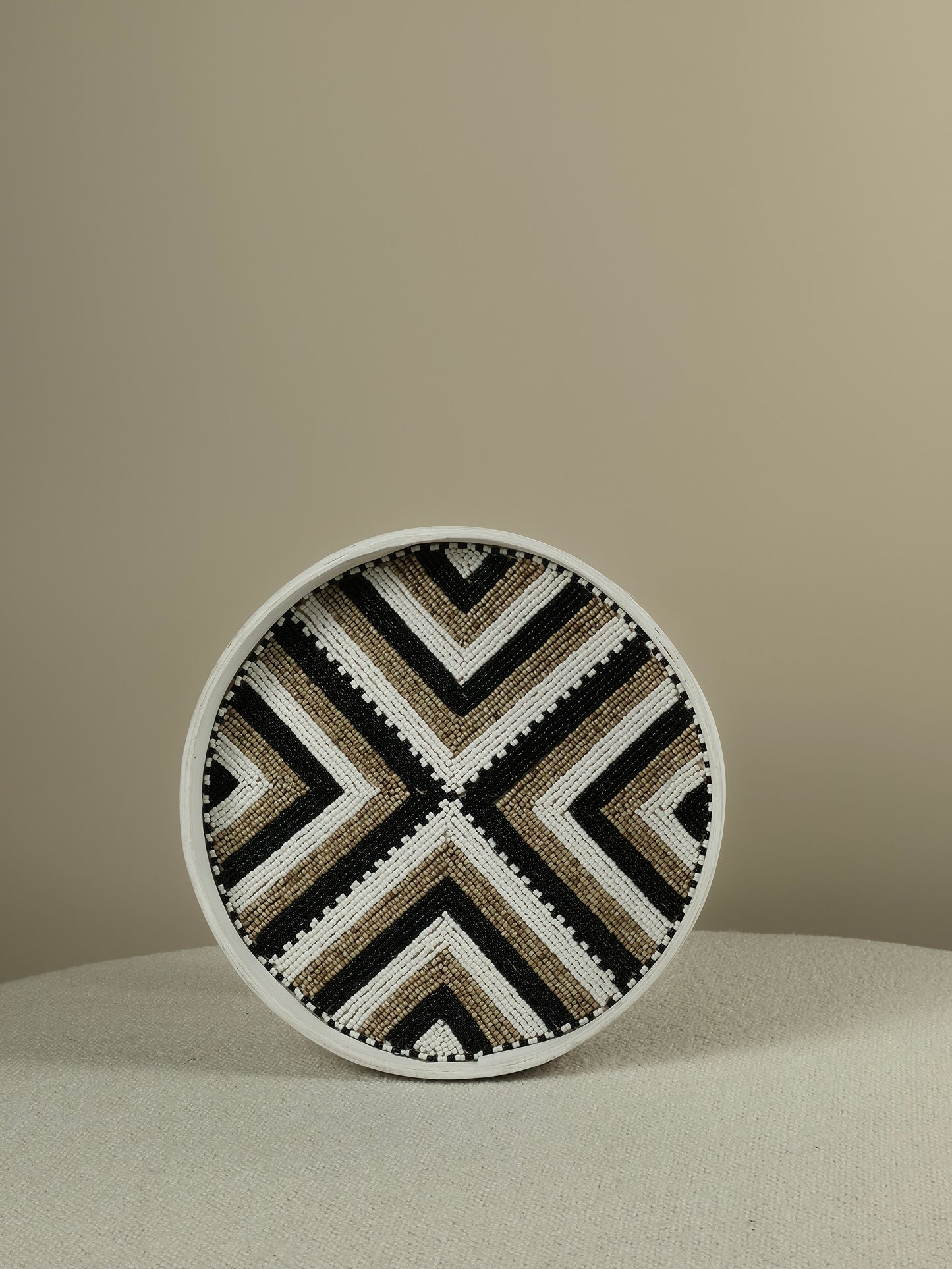 Decorative Beaded Tray - Paula
