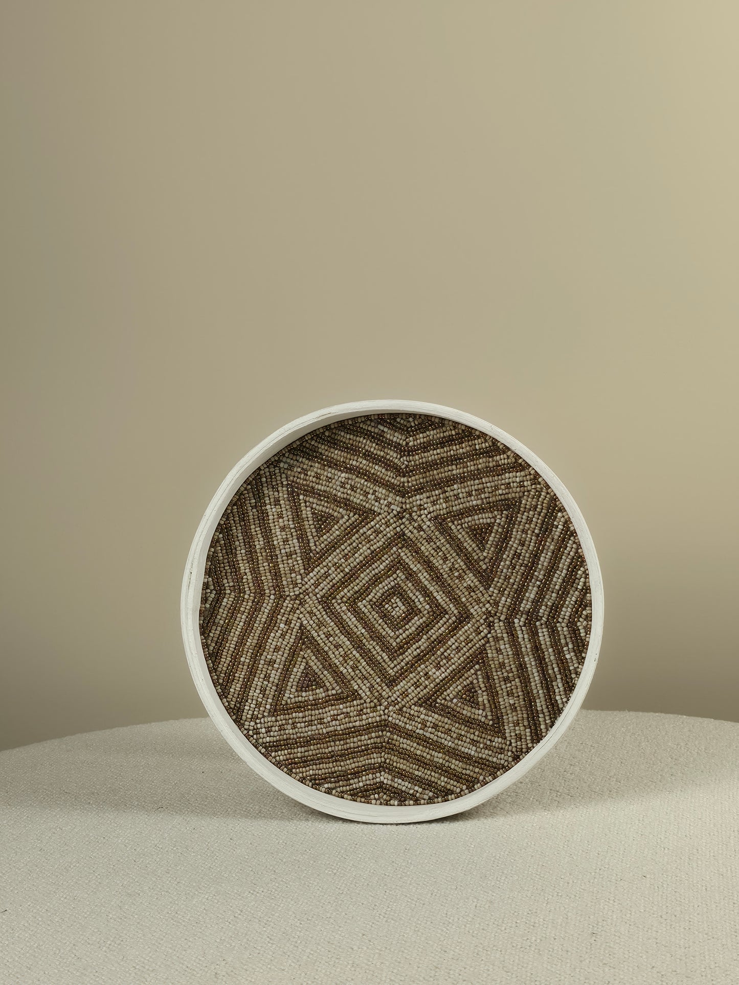 Decorative Beaded Tray - Elio