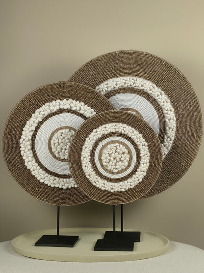 Shell and Bead Ornament on Stand - Zayn