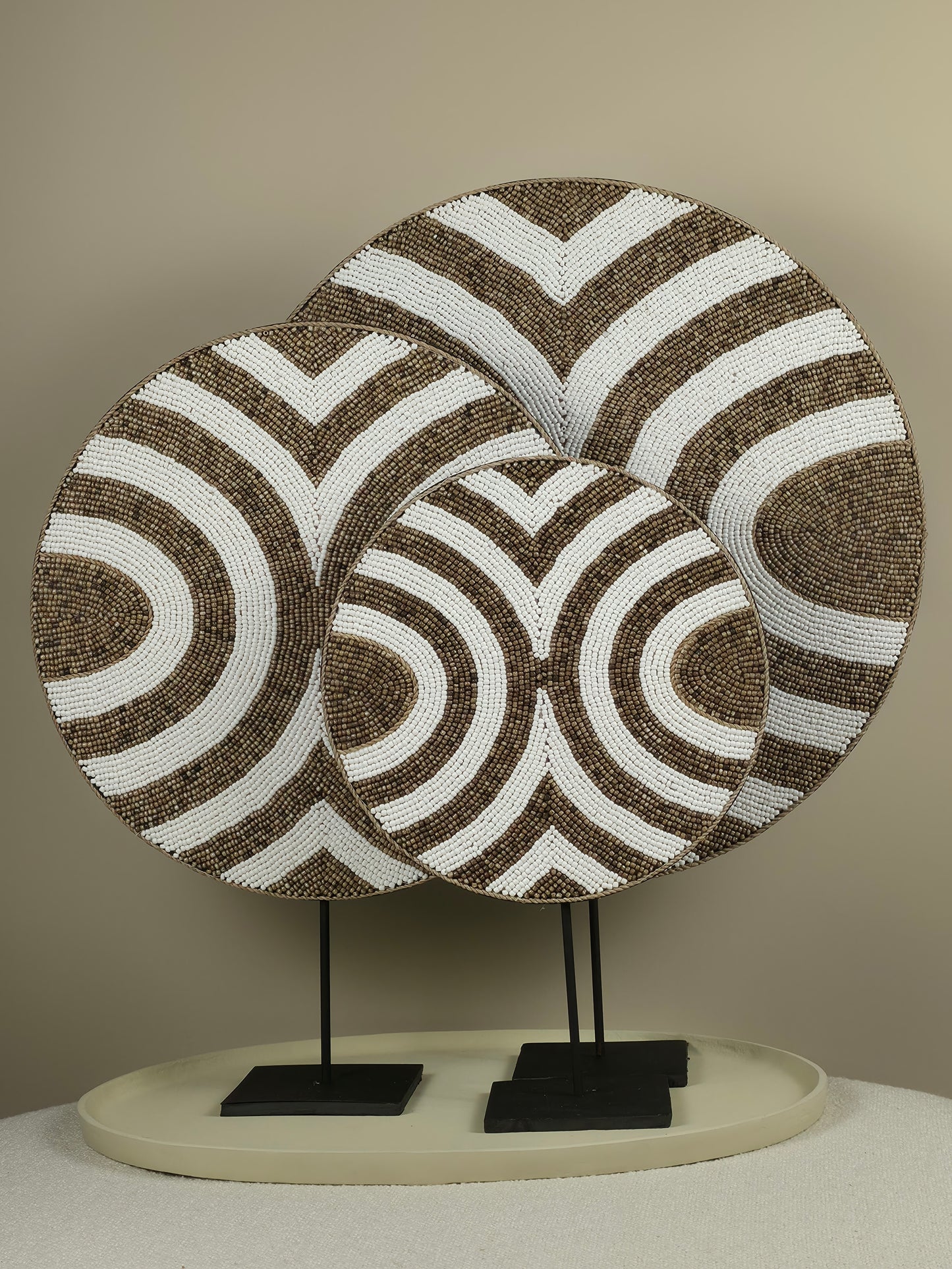 Kralen Ornament op Standaard - Lucy