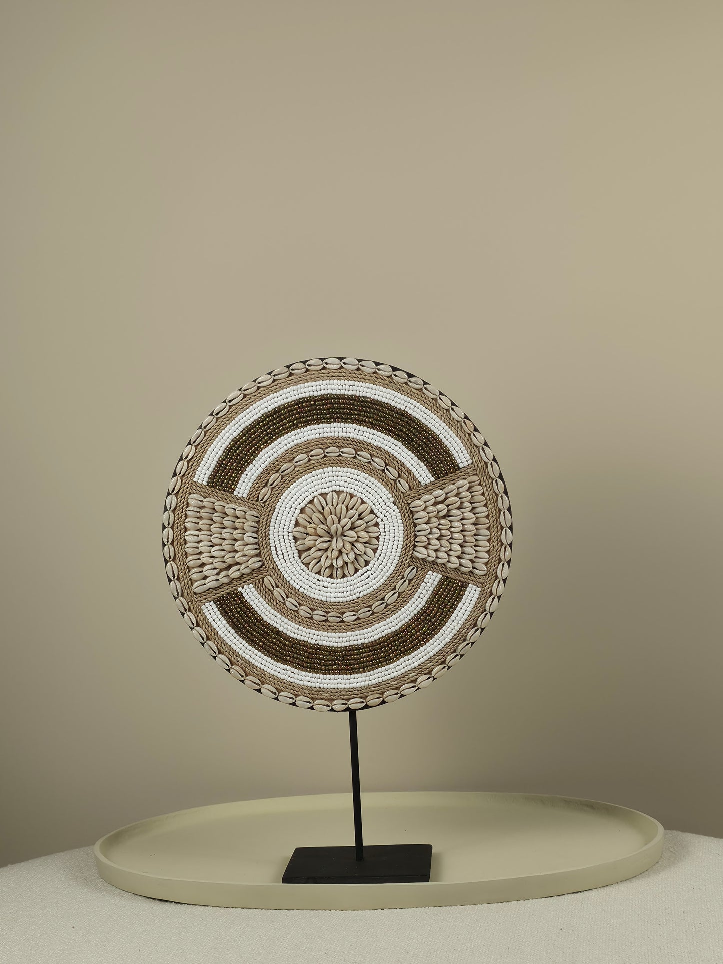 Beads and Shells Ornament on Stand - Siem