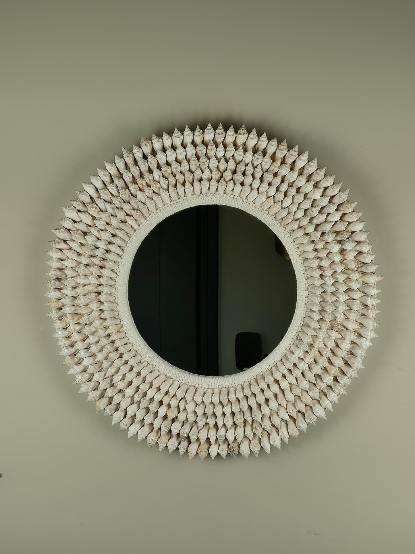 Schelpen Wandspiegel Rond - Joa