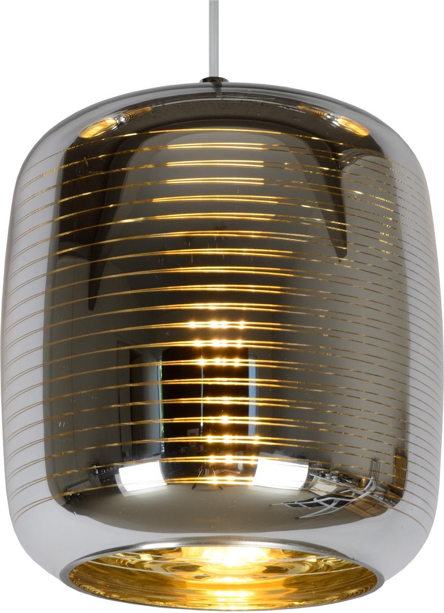 Lucide ERYN - Hanglamp - 3xE27 - Chroom